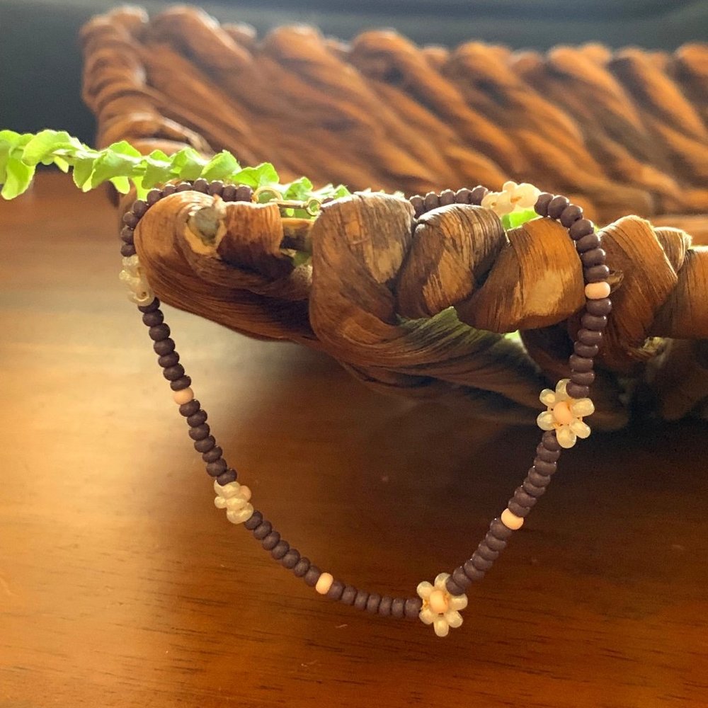 Boho Happy Daisy Bracelet-LitePurple+Rose